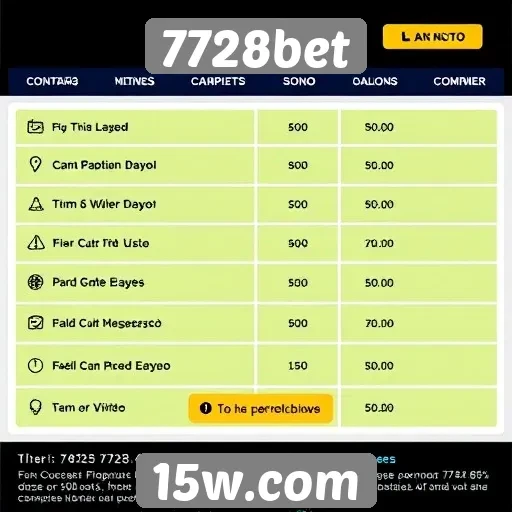 A política de bônus e promoções da 7728bet